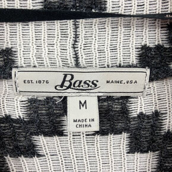 Bass Women's Multicolor Geo Print Long Sleeve Open Front Cardigan Sweater Size M - Picture 9 of 16